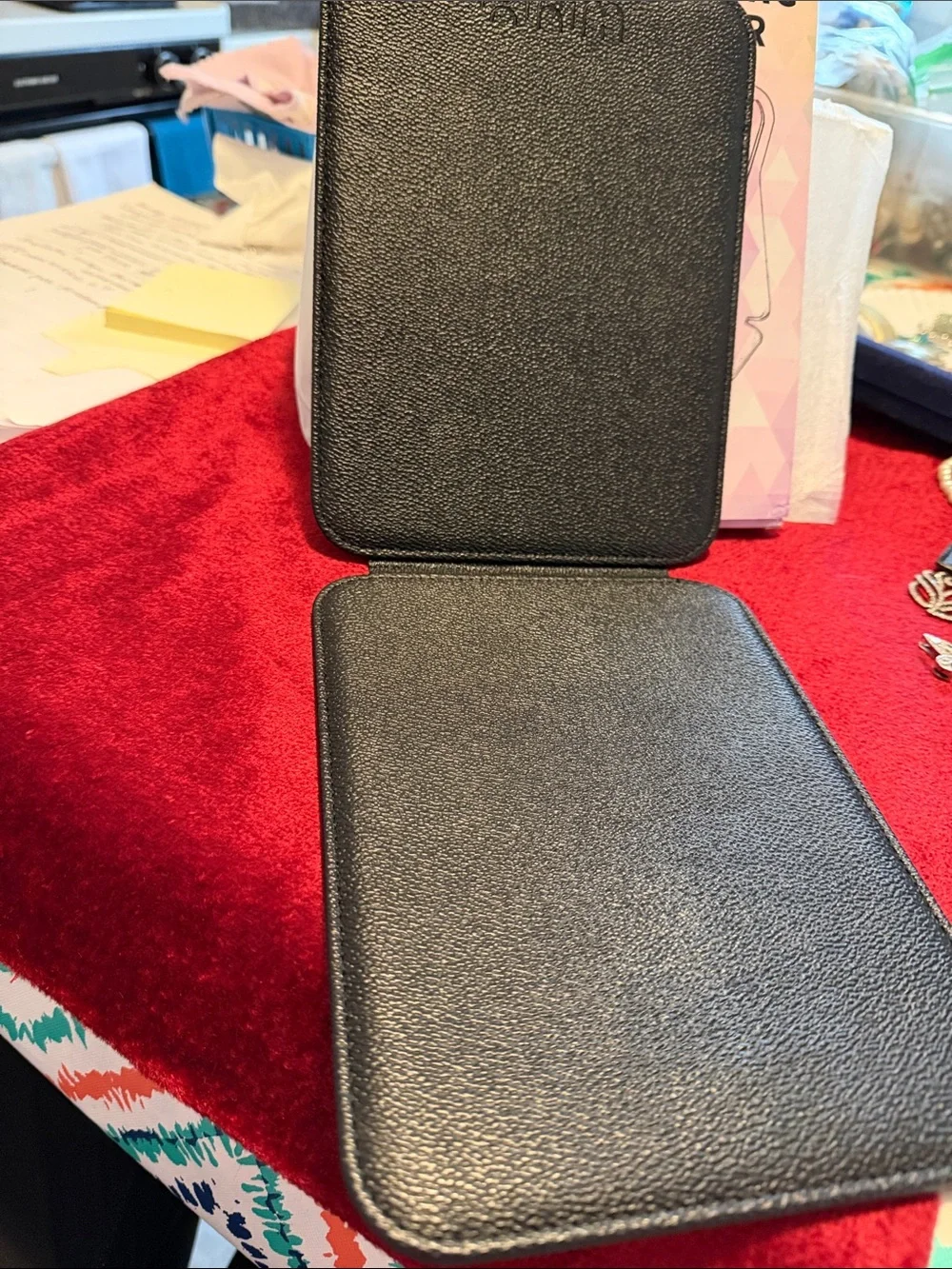 NEW Folding Travel Mirror w soft backs great for packing in luggage 8”h x 6”wide